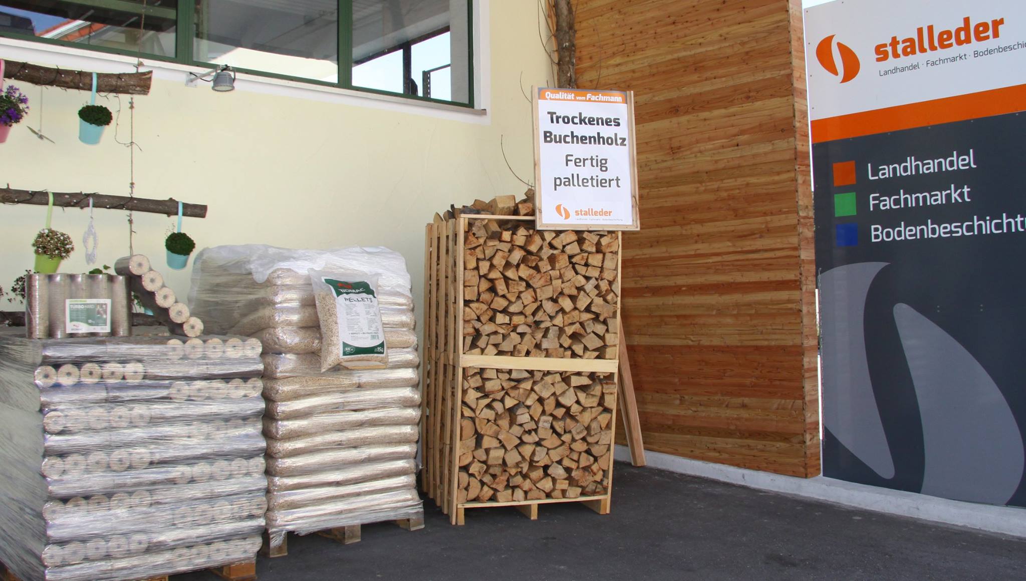 Buchenholz, Pellets oder Holzbriketts